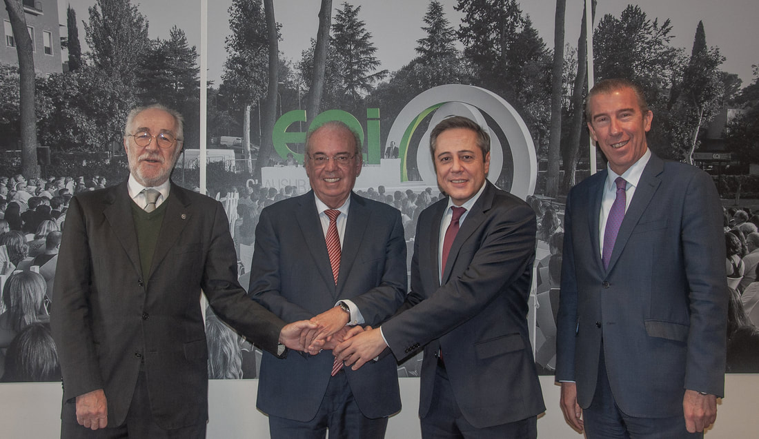 Firma convenio de colabora entre la Real Academia de Ingenería y la Escuela de Organización Industrial